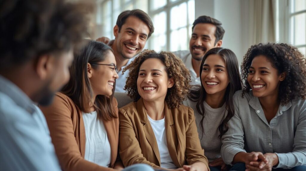 Smiling family support group